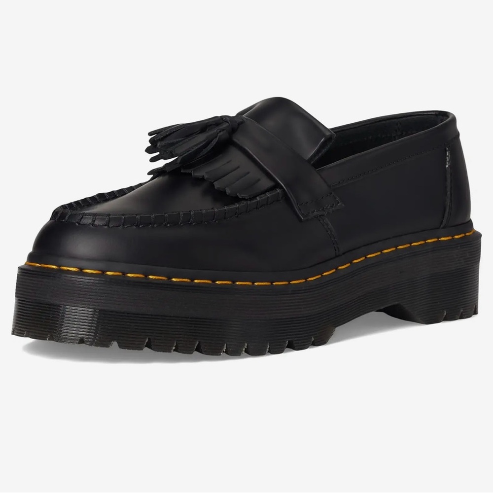 Dr. Martens Black Adrian Quad Loafers